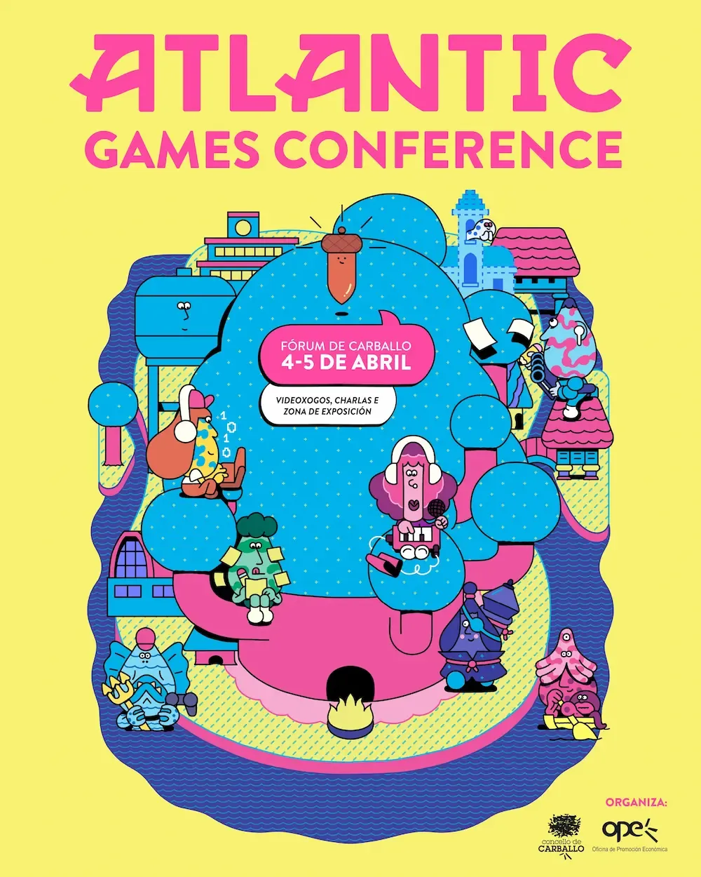 Póster de Atlantic Games Conference